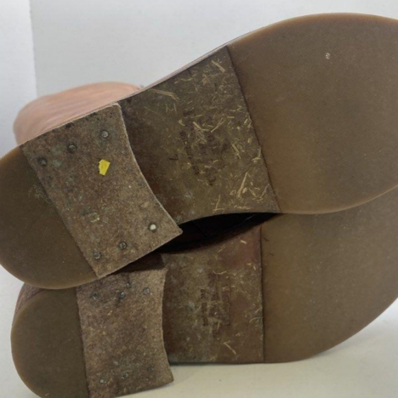 Vintage Foundry Brown Leather boots size 7 - Picture 6 of 8